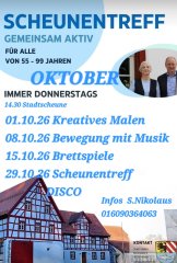 Termine Scheunentreff Oktober 2026 Termine Scheunentreff Oktober 2026